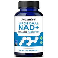 Fearathe Liposomal NAD+ Supplements 750mg with Trimethylglycine Betaine 375mg, Enhanced Absorption, 120 Capsules 120 Capsules