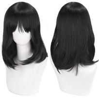 The Cosplay Wig Artist, Like Qiao Ling, The Agent of Cao Tai Time, Has A Black Pear Blossom Hairstyle And A Synthetic Fiber Wig 14inches&1pc white