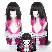Genshin Impact Columbina Cosplay Kostiumas Perukas Damselette Suknelė Uniforma Vienuolika Fatui Harbingerių Helovino Šventė Moterims Mergaitei XXL pink