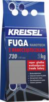  Plytelių tarpų glaistas KREISEL Fuga Nanotech 730, 2 kg plytų raudonumo 11/20A, KP/fuga/730/2/20A