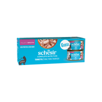 SCHESIR Complete Nutrition Tuna visavertis pašaras sriuba katėms su tunu, 6x85g