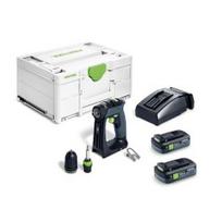 Akumuliatorinis gręžtuvas-suktuvas FESTOOL CXS 18 TBX 4,0 I-Plus