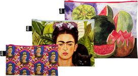 LOQI Dėklai LOQI CiCLO Museum Frida Kahlo Viva la Vida, Self Portrait with Hummingbird, The Frame, 3 vnt.