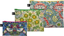 LOQI Dėklai LOQI CiCLO Museum William Morris Wandle, The Orchard, The Strawberry Thief, 3 vnt.