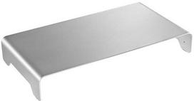 Laikiklis Powerton monitoriaus stovas, modernus minimalistinis dizainas, sidabras, aliuminis, 10 kg keliamoji galia, Powerton, ergo