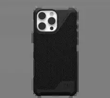 Dėklas Urban Armor Gear UAG galinis dangtelis Metropolis LT MagSafe, skirtas iPhone 16 Pro Max – Kevlar Juodas