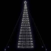 LED Kalėdų eglutė 1534 LEDs Šaltai Balta 500 cm