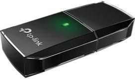 TP-Link AC600 belaidis dviejų dažnių USB WiFi adapteris, Belaidis, USB, WLAN, Wi-Fi 5 (802.11ac), 600Mbit/s, Juoda