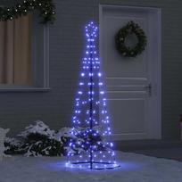 LED Kalėdų medis EKENAS 250 cm 390 LED Mėlyna Plienas Mėlyna