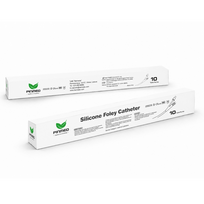 FOLEY CH18, silikono kateteris, 2 kan. 15ml, 10 vnt.