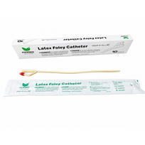 FOLEY CH18, latekso kateteris, 2 kan. 5-15ml, 10 vnt.