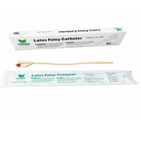 FOLEY CH14, latekso kateteris, 2 kan. 5-15ml, 10 vnt.