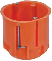 Pawbol Montavimo dėžutė 1 vietos 650C D68/60mm gipso kartono plokštei oranžinė.