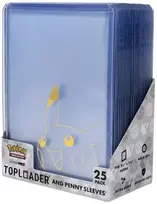 Pokémon Pikachu Toploader laikiklių ir įmaučių rinkinys 25+25 vnt. Ultra PRO