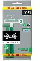Wilkinson Sword Extra Essential (10 + 5 vnt.) – vienkartinis skustuvas
