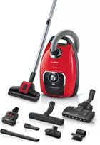 Bosch BGB8PET0L Serija 8, Dulkių siurblys su maišeliu, ProAnimal, Raudona