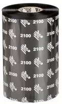 Spausdintuvas Zebra 2100 vaško termo juosta 450 m Juoda