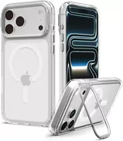 Dėklas Spigen Ultra Hybrid Optik S MagSafe do iPhone 17 Pro Max / 18 Pro Max permatomas sidabrinė
