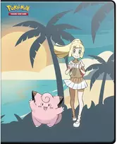 Pokémon Lillie ir Clefairy albumas 80 kortų, 4 kišenės, Ultra Pro