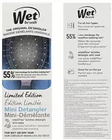 Wet Brush Wet Wet Holographic Mini Detangler Chrome plaukų šepetys