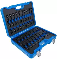 Bgs Technic Smūginių galvučių su antgaliais rinkinys | 1/2" | HEX, Torx, XZN | 56 dalių (7298)