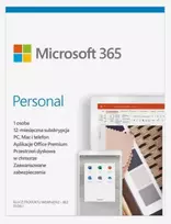 Microsoft 365 Personal PL (1 asmeniui; 5 įrenginiai; 12 mėnesių; fizinė versija; Lenkija) (EP2-32454)