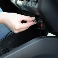 SAVIO FM siųstuvas, "Bluetooth 5.3", QC 3.0 įkroviklis, LED ekranas, Bass Boost, TR-15, juodas