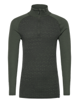 Bula - Geo Merino Wool Halfzip - Apatinės kelnės - Žalia