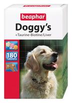 Vitaminai šunims Beaphar Doggy's Taurine-Biotine Liver, 180 vnt.