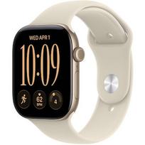 Apple Watch Series 12 GPS 42mm Light Gold Aluminium Case | Sand Sport Band - M/L MJEE4MP/A