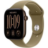 Apple Watch Series 12 GPS 46mm Dark Bronze Aluminium Case | Olive Sport Band - M/L MJEU4MP/A