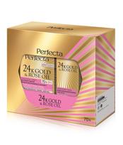 Veido kremų rinkinys Dax Perfecta 24K Gold & Rose Oil, 65 ml, 70+, 2 vnt.