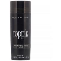 Toppik Hair Building Fibers atspalvį suteikianti priemonė plaukams, spalva: Black, 27.5 g