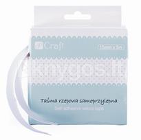 Lipni Velcro juosta 15mm x 5m balta