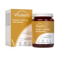 Vitaler's Vitaminas C su erškėtuogėmis 1000 mg - 60 kapsulių