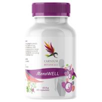„Carnium Botanicals“ „MenoWELL“, žolelių kompleksas moterims menopauzės laikotarpiu – 60 kapsulių