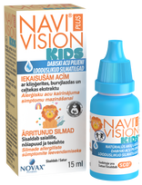 NAVIVISION Plus Kids akių lašai, 15 ml