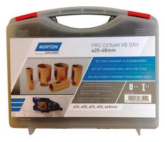 Deimantinių karūnų komplektas Norton 70184694328; M14; 20-68 mm; 5 vnt.