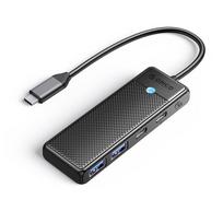 USB-C Hub Orico PAPW2AC-C3 prijungimo stotis 2x USB-A 3.0 + 2x USB-C 3.0 - juoda