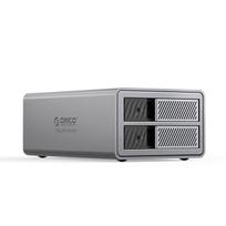 Orico 9828RU3 2 Big DAS sprendimas ProRAID disko masyvas 2 2.5"/3.5" SATA HDD/SSD diskams su RAID valdikliu - pilka