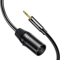 Orico AXKF mini jack 3.5 mm į XLR moterišką garso kabelį 5 m - juodas