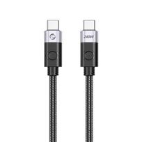 Orico CC240 USB-C to USB-C kabelis 240W USB4 40Gb/s 8K 60Hz 0.5m - juodas