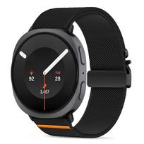 Tech-Protect Nylon Clasp juosta Samsung Galaxy Watch 8 / 9 / Classic (40 / 44 / 46 mm) - Juoda
