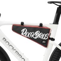 Rockbros G008 Flash Journey trikampis rėmo dviračio krepšys XL 1,9 l – juodas ir raudonas