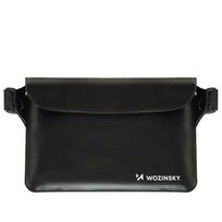 Wozinsky WWS-01 vandeniui atsparus PVC juosmens krepšys – juodas