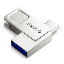 Orico U301 128GB USB-A USB-C USB 3.2 Gen 1 Atmintinė - Sidabrinė