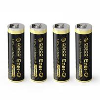 Orico Ener-G EG5C litio akumuliatorius 1,5V 2100mWh AA USB-C pakraunamas akumuliatorius su įkrovimo kabelu 4 vnt.