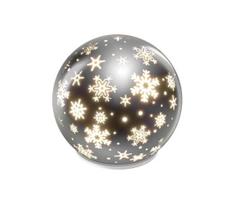 LED kalėdinė dekoracija LED/0,3W/3xAA kamuolys skersmuo 12 cm