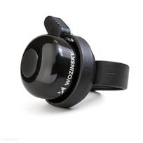 Wozinsky WDR-S2 mechaninis aliuminis dviračio skambutis – juodas