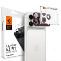 Spigen Optik Pro XL GLAS.TR EZ FIT grūdinto stiklo apsauga iPhone 18 Pro Max - Tamsi vyšnia